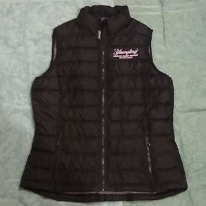 Yuengling Beer Women's Black Puffer Vest